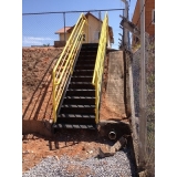 escadas ferro reta Salto